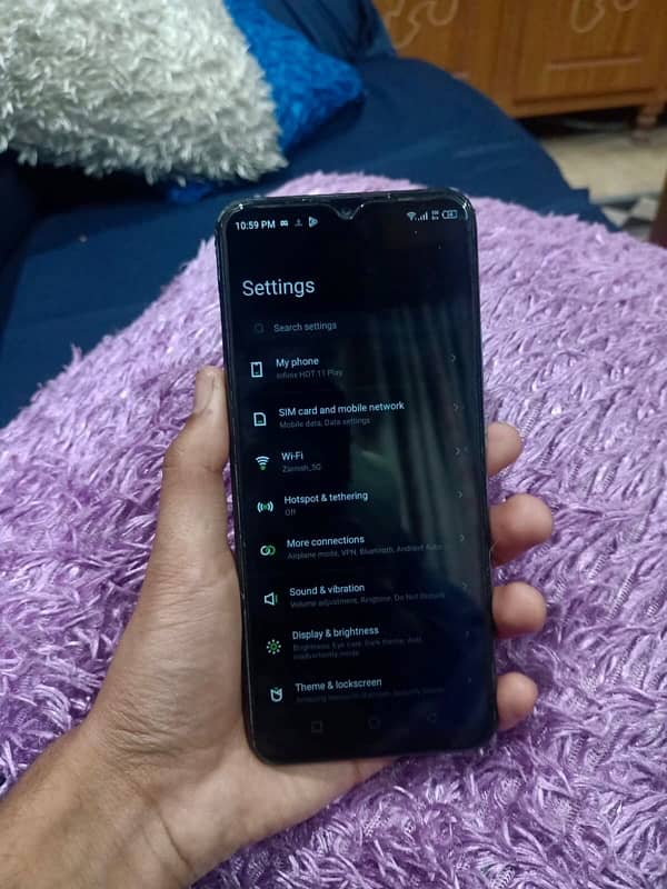 Infinix hot 11 play 4/64 GB Mobile For Sale Lush Condition 1