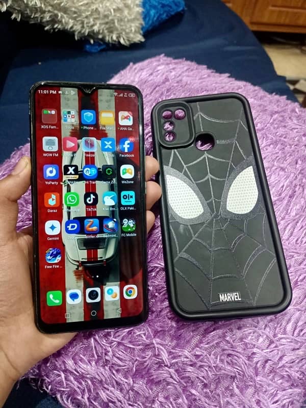 Infinix hot 11 play 4/64 GB Mobile For Sale Lush Condition 2