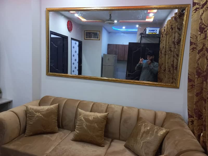 Original Picture Fully Furnished Apartment Available For Rent in Johar Town phase 2 H3 Block Sajjad Centre 9