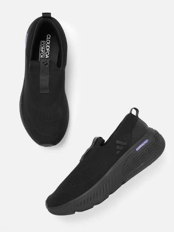 adidas cloudfoam go lounger jet black latest technology 43 size 4