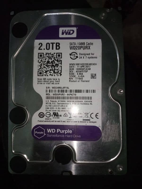 2tb Seagate Hard drive 100%health 2