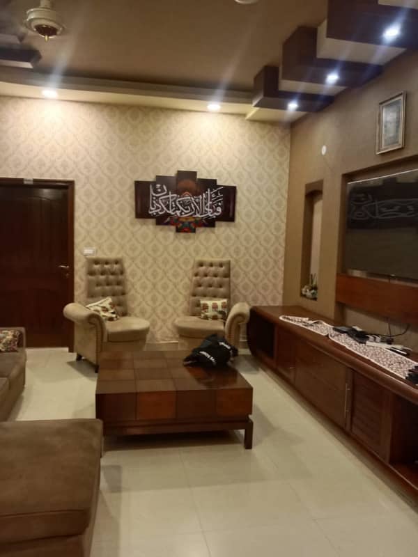 10 Marla New Tile Floor 5 Bed Double Storey House For Rent In Wapda Town 14