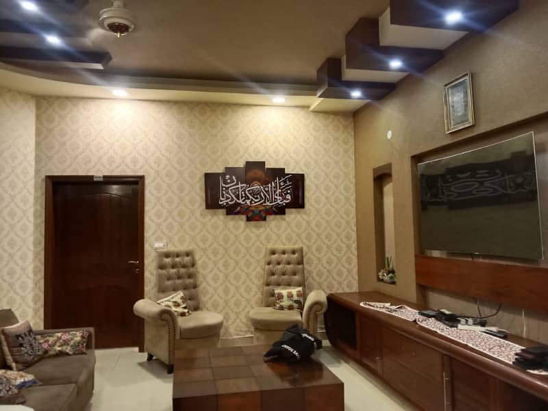 10 Marla New Tile Floor 5 Bed Double Storey House For Rent In Wapda Town 15