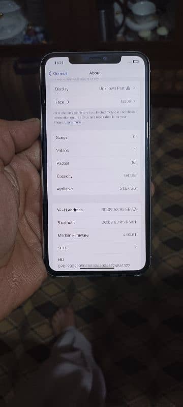 iphone 11 pro max 64gb jv face id fail 6