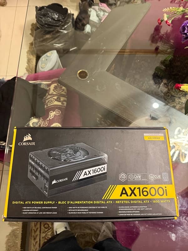 AX1600i Digital ATX Power Supply — 1600 Watt Fully-Modular PSU (UK) 0