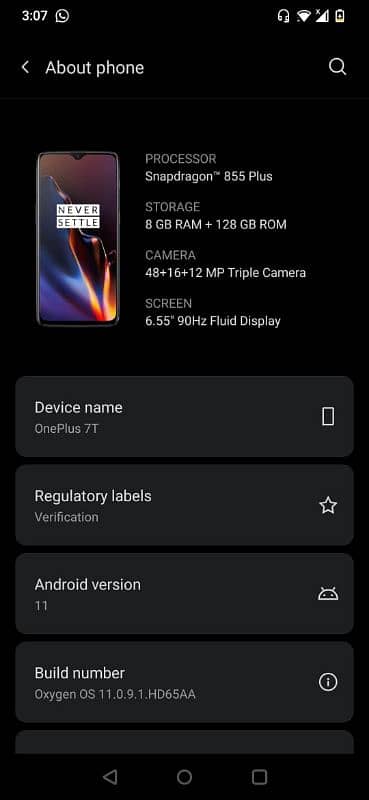 OnePlus 7t 6