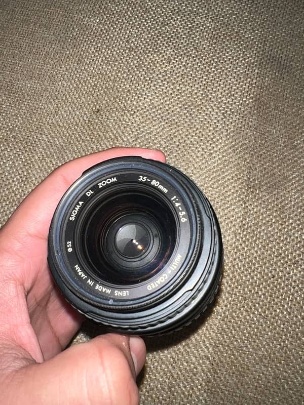 Sigma Lens 35-80 mm 0