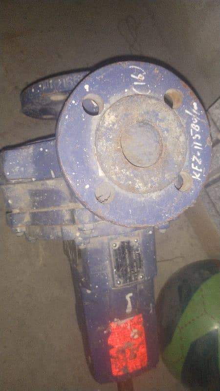 Siemens motor and ksb pump 2