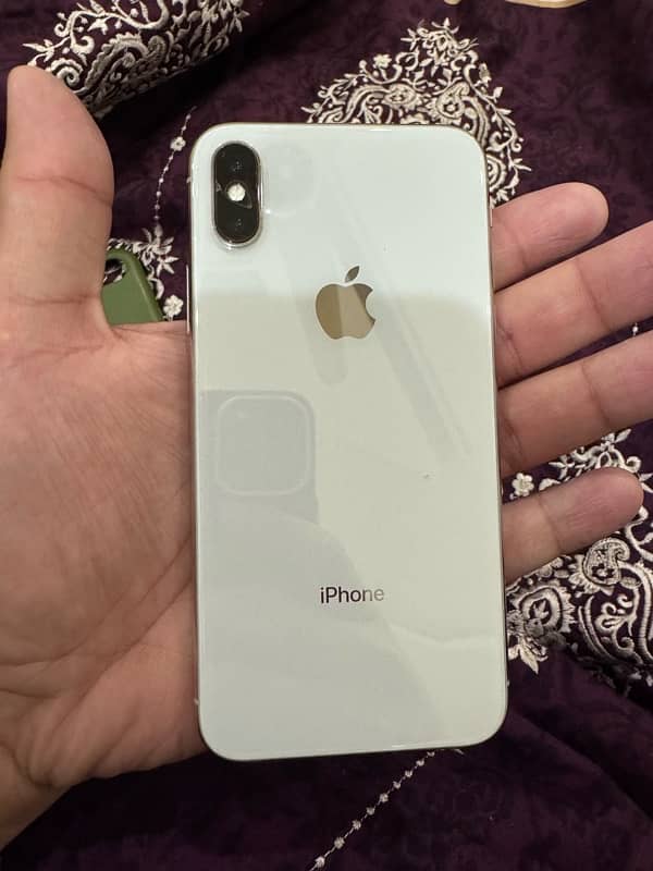 Iphone X PTA approve 256 gb white 0