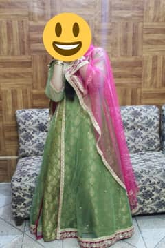 Mehndi dress for sell (Maxi Style)