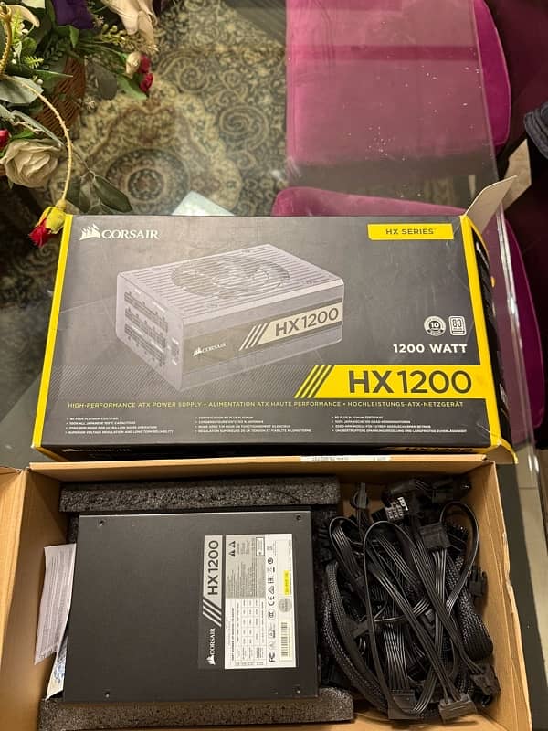 Corsair HX1200 80+ PLATINUM 1200W Modular Power Supply - With Cables 3