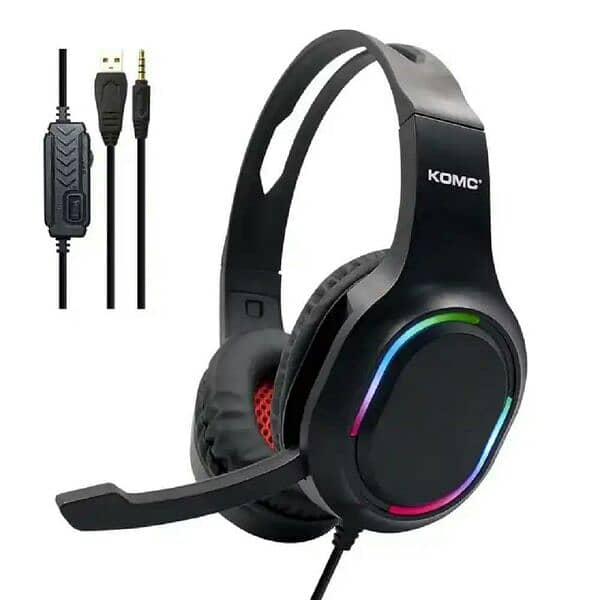 Gaming Headset with immersive 3D sound and adjustable Noice cancelling 1