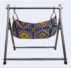 Baby Iron Rod Swing Cradle – Baby Jhoola with Jhooli