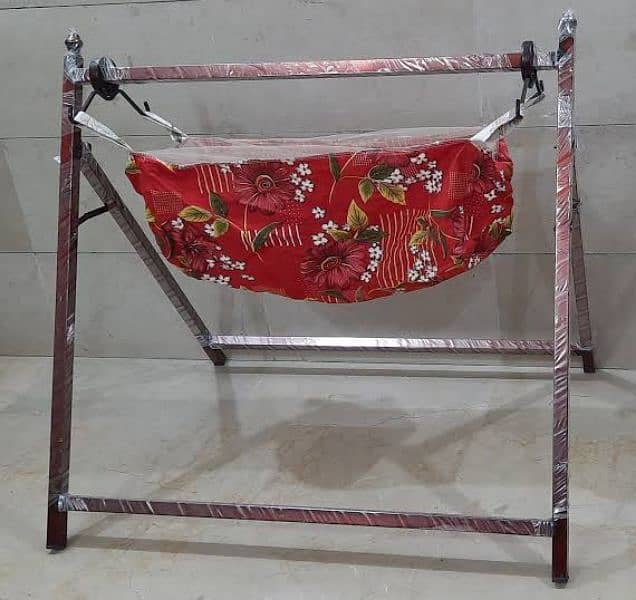 Baby Iron Rod Swing Cradle – Baby Jhoola with Jhooli 5