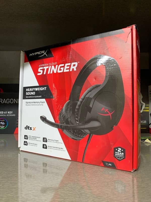 HyperX Cloud Stinger Brand new box open in best price 0