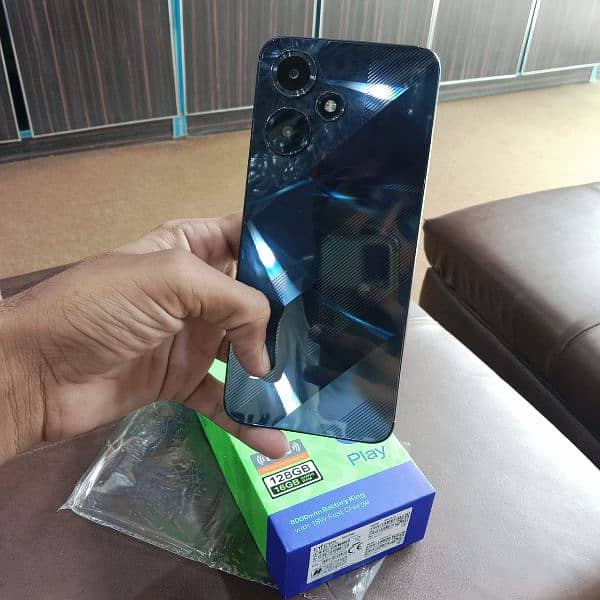 Infinix hot30 play with box charger 2