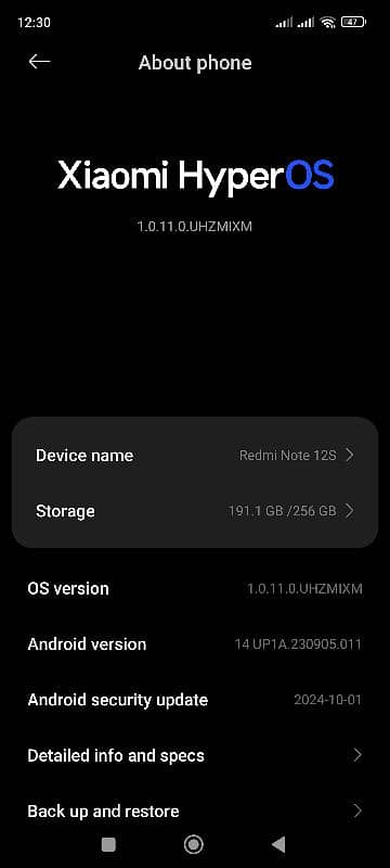 redmi note 12 s 8