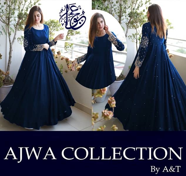 Gown With Long Maxi Trouser 3Piece 4