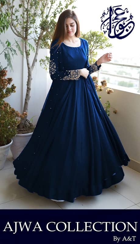 Gown With Long Maxi Trouser 3Piece 5