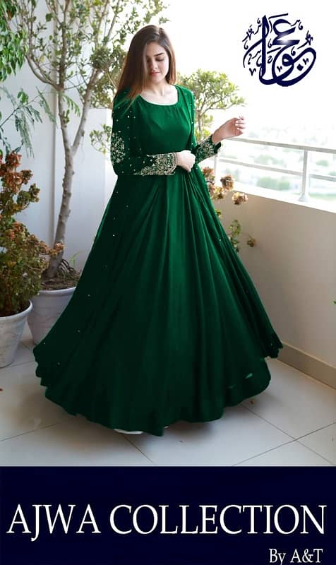 Gown With Long Maxi Trouser 3Piece 7