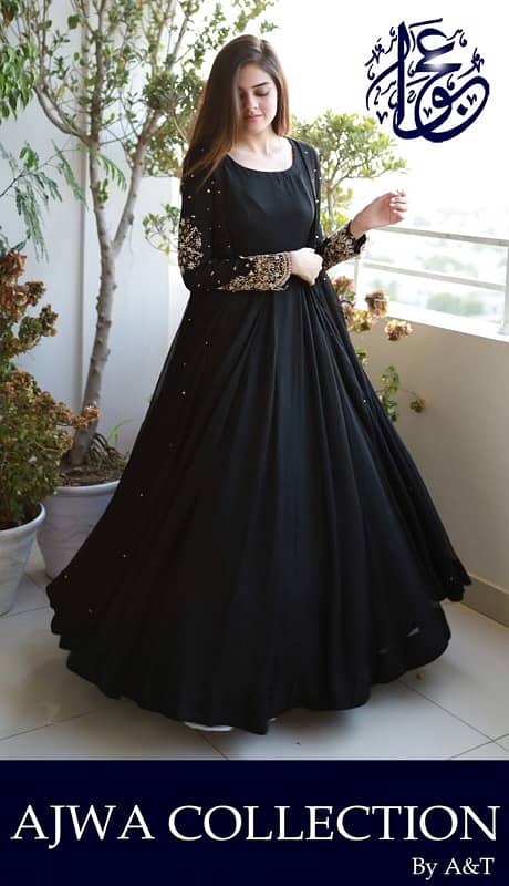 Gown With Long Maxi Trouser 3Piece 9