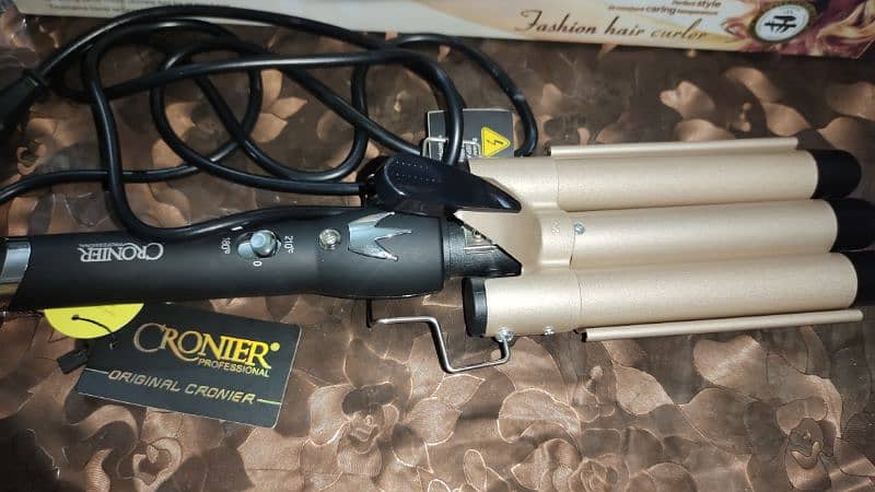 3 barrel hair waver crimper curler 6