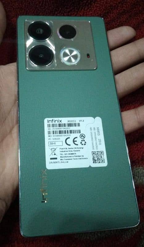 Infinix note 40 ( 8/256 ) 3 months use hua hai bss 9