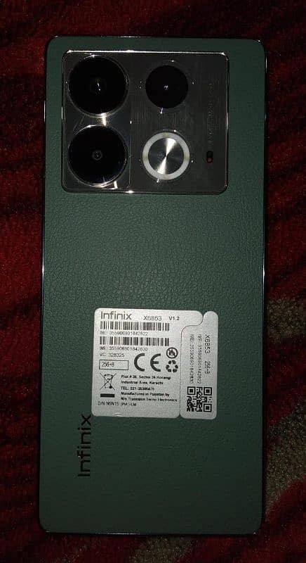 Infinix note 40 ( 8/256 ) 3 months use hua hai bss 10