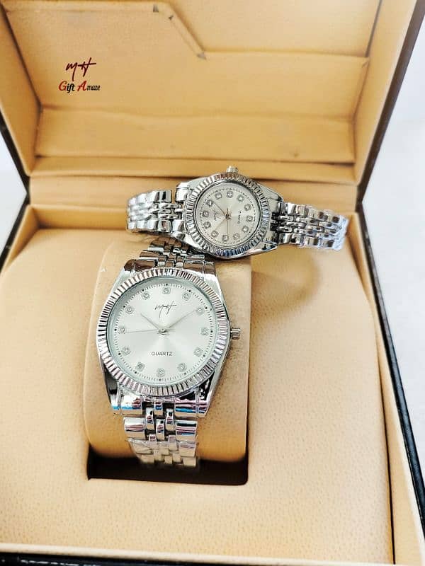 All in one cute couple watch | Men's and women's watch couple watch 1