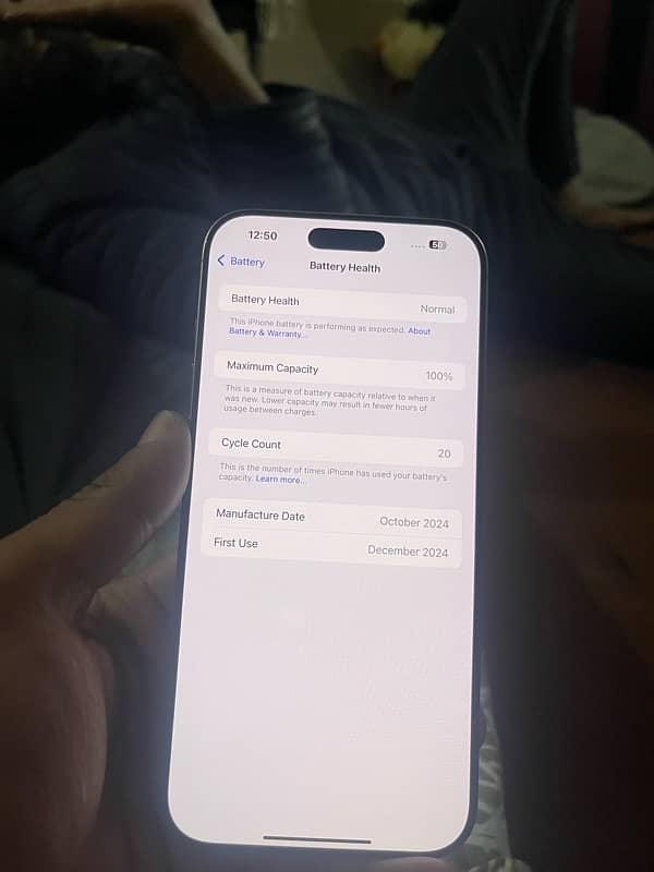 iphone 16 pro max 256gb non active 20 cycle 4