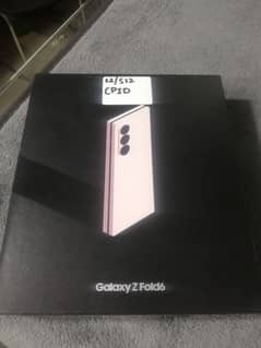 Samsung galaxy Z Fold 6 pink 512 gb nonactive pta boxpack