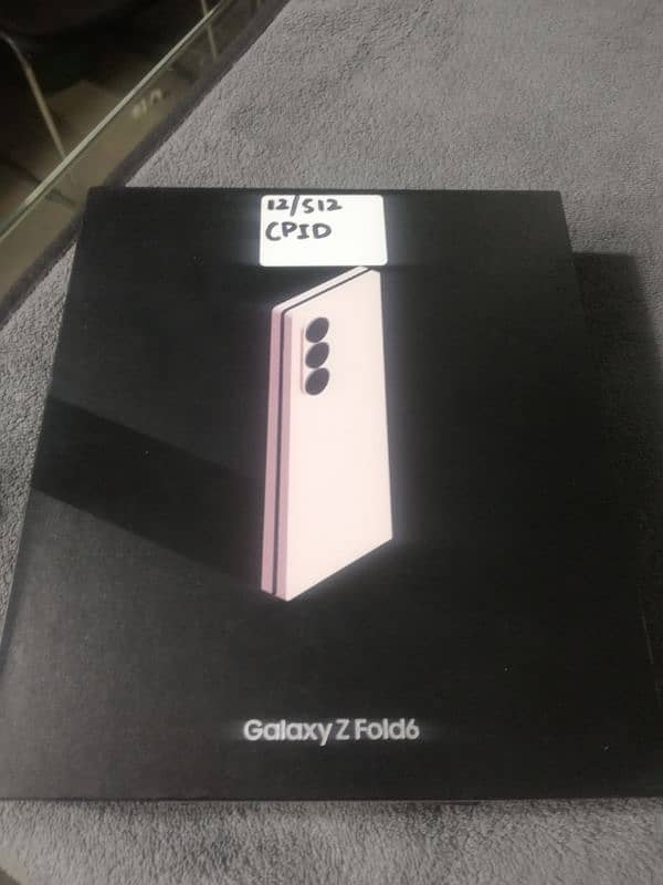 Samsung galaxy Z Fold 6 pink 512 gb nonactive pta boxpack 0