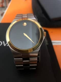 Movado swiss made Stainless steel water resistant Sapphire crystal