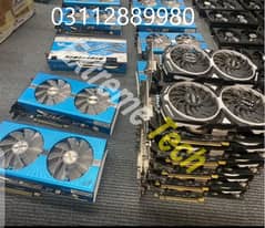 Imported Stock Graphic cards Gpu rx 580,570,590,480 GTX 1060,1050ti