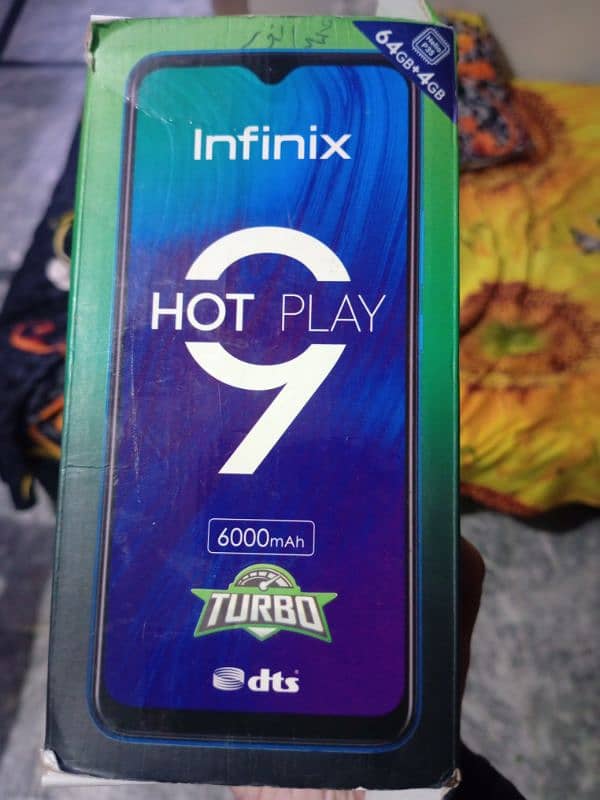 Infinix Hot9 play mobile for sale 4/64 9