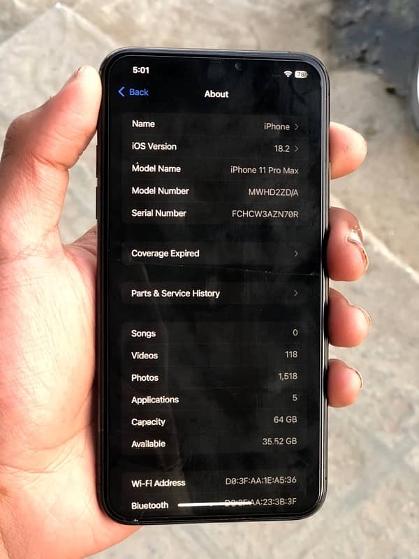 iPhone 11 pro max 64gb 5