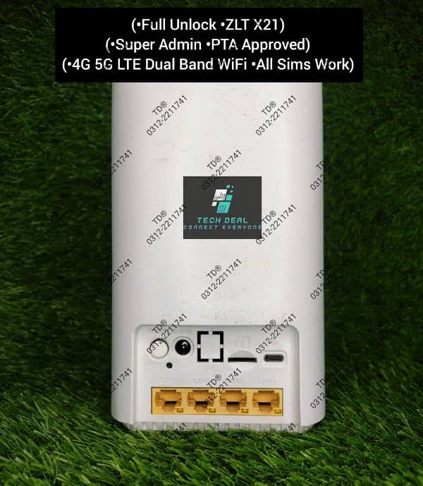 Full Unlock ZLT X21 PTA Approved 4G 5G LTE Dual Band WiFi All Sims 1