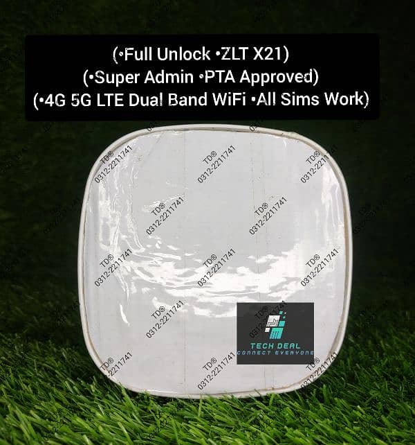 Full Unlock ZLT X21 PTA Approved 4G 5G LTE Dual Band WiFi All Sims 3