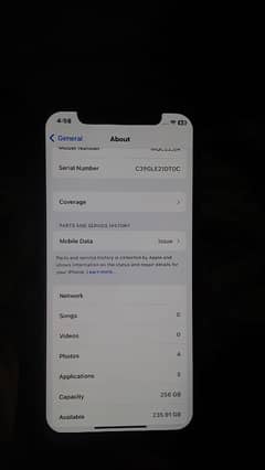 iPhone x bypass 256GB face I'd ok original panel