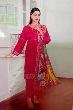 GUL AHMED ORIGINAL 3 PIECE SUIT LATEST VOLUME