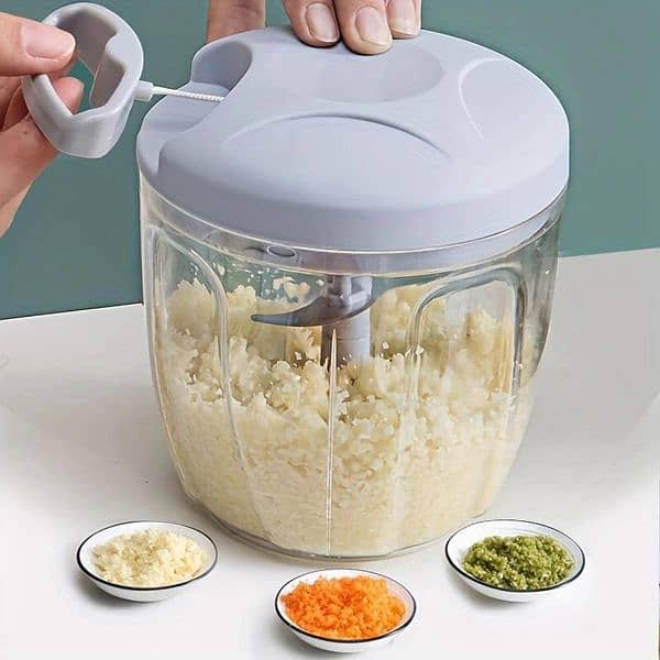 Multipurpose plastic chopper -1 Pc Easy to clean the kitchen Accessory 1