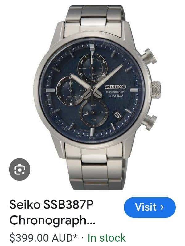 SEIKO chronograph Titanium / 03213205000 1