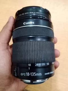 Canon 18-135 STM Lens Good Condition Single Hand Used Available