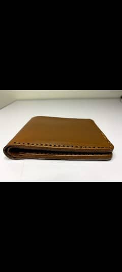 Hand made l leather wallet