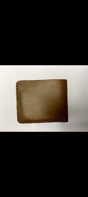 Hand made l leather wallet 1