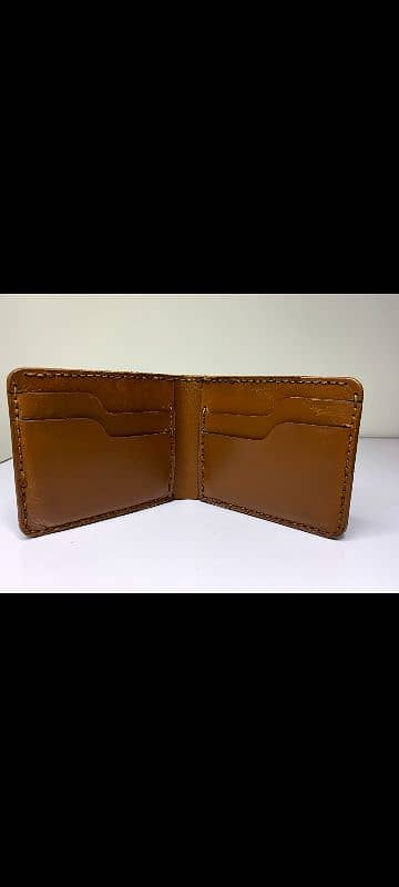 Hand made l leather wallet 2