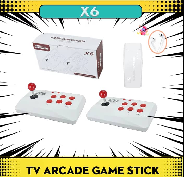 X6 Arcade Game Stick [2 Joystick] 0