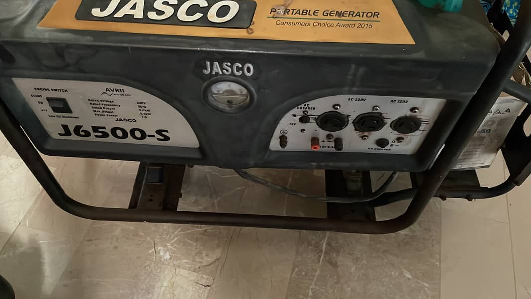 Jasco Generator for sale - Home used 1