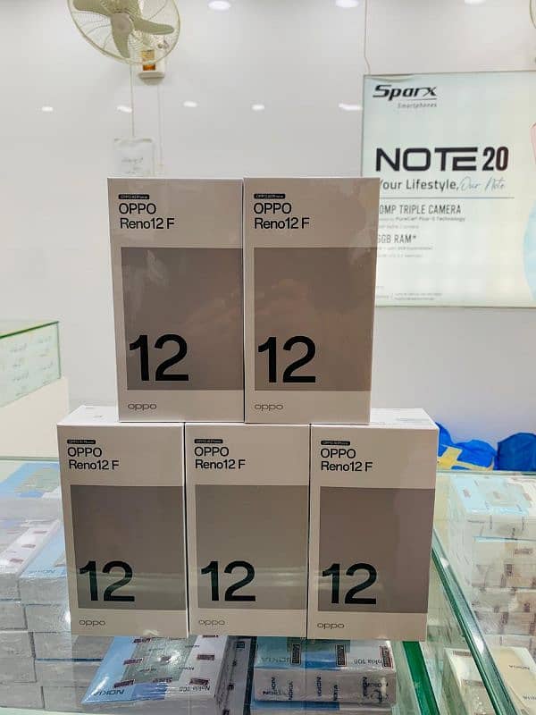 OPPO RENO 12F box pack whole sale rate official stock 0