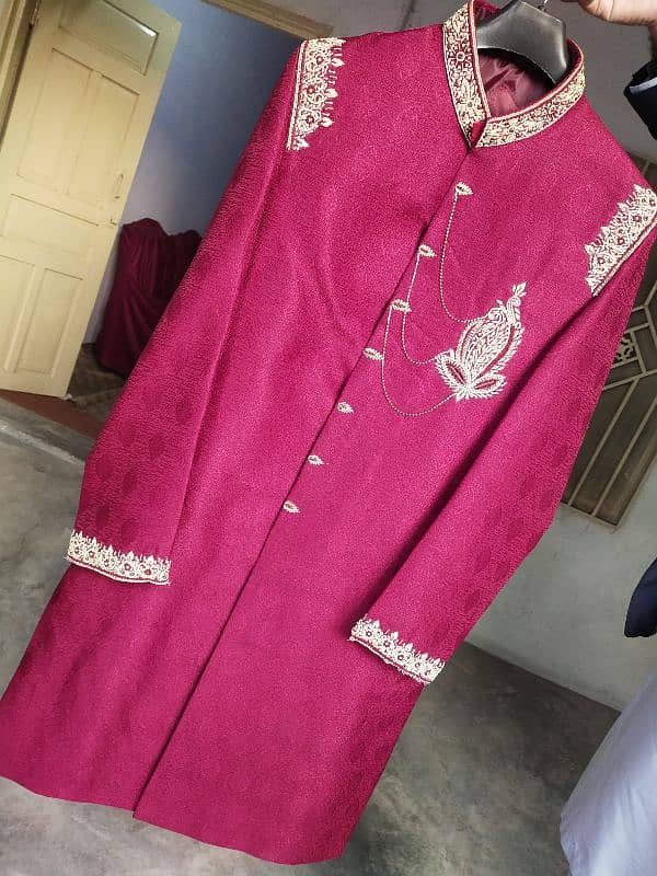 SherWani + Qulah  only 1 Time used 1